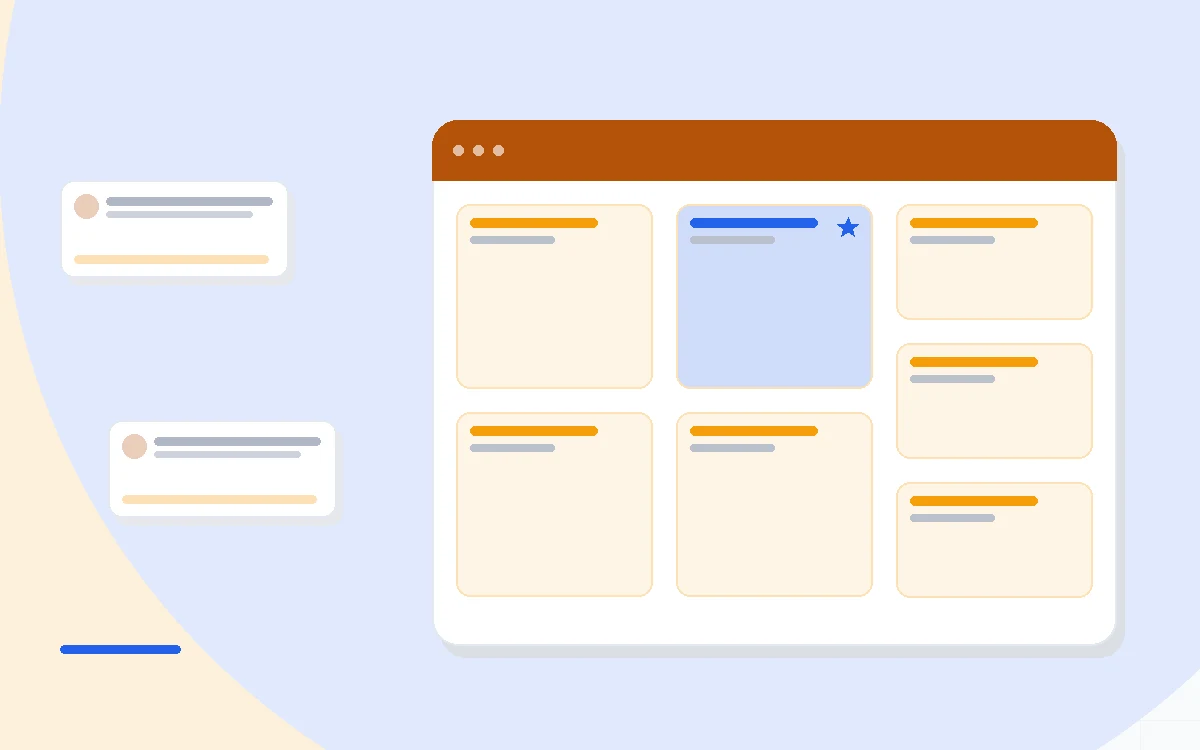 Illustration of two email platforms with free-plan allowances shown as filled and empty envelope stacks