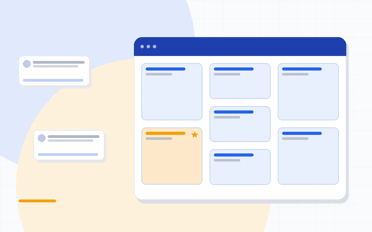 A simple pipeline of deal stages beside a larger hub connecting sales and marketing tools